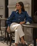 Copenhagen Denim Blouse – Mid Blue