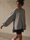 Soft Oversized Sweatshirt – harmaa